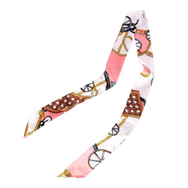 Originalt damhalsduk 4 × 100 cm Liten lång tunn multifunktionell modeaccessoar Huvudduk Hårband Väsksmycke 1