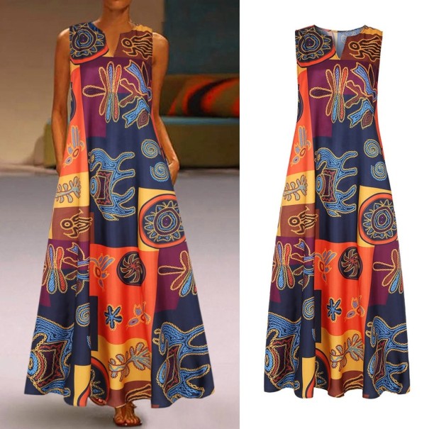 Originele maxi-jurk voor dames 3XL 2