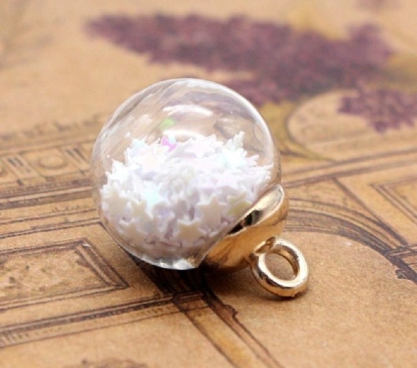 Ornement de Noël avec étoiles 10 pcs blanc