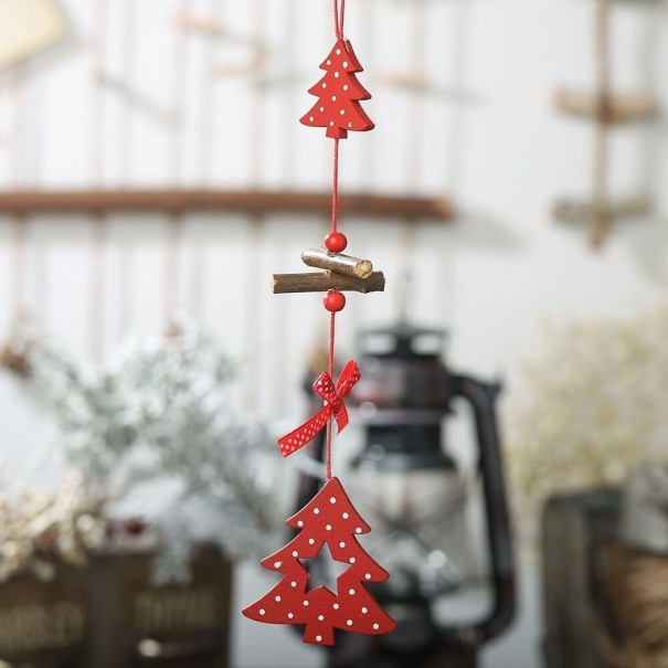 Ornement de Noël en bois C609 2