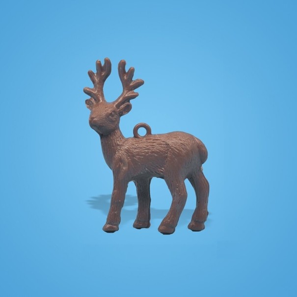Ornement de Noël renne 2 pcs marron