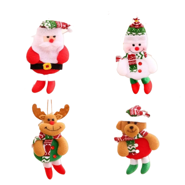 Ornements de Noël pour arbre 4 pcs 1