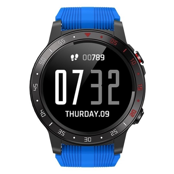 Orologi sportivi intelligenti con GPS blu