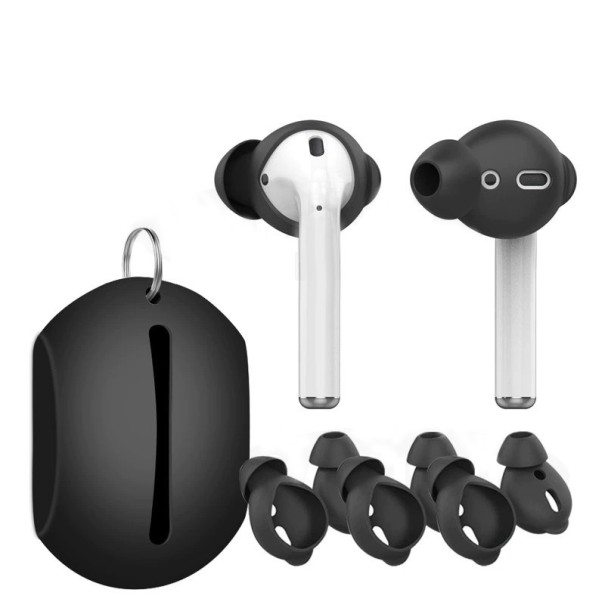 Öronproppar med fodral för Airpods hörlurar