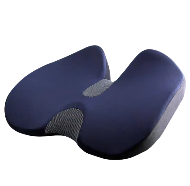 Orthopedisch traagschuim zitkussen P4090 donkerblauw