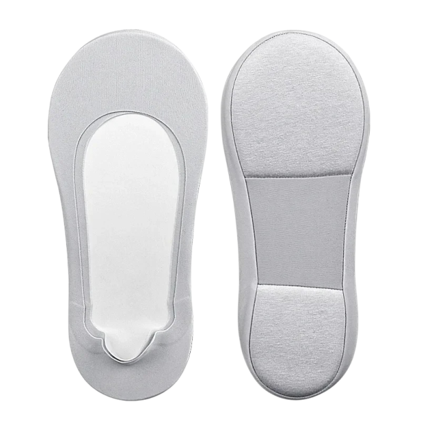 Orthopedische inlegzolen Neutrale kleuren Comfortabele vulling Schokabsorptie Voor dagelijks gebruik Gezond lopen Ademend materiaal grijs