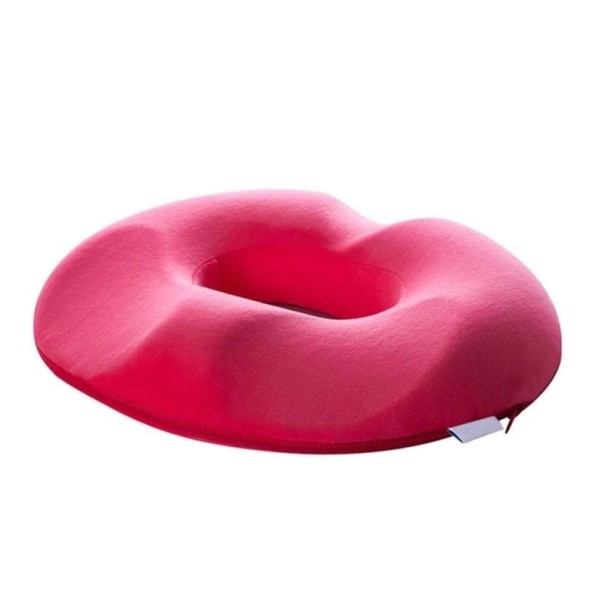 Ortopædisk sædehynde i memory foam til kvinder rosa