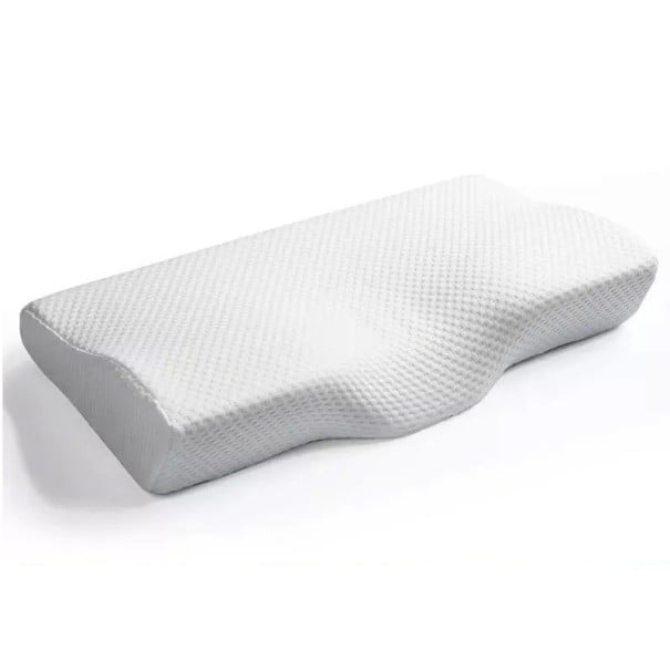 Ortopedický cestovný vankúš Pamäťová pena Ergonomický tvar Podpora krčnej chrbtice 60x40x11cm 1