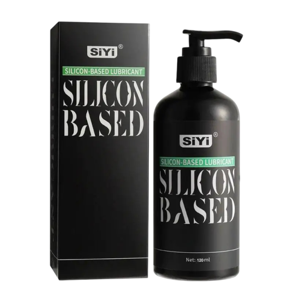 Osobní lubrikant na bázi silikonu 120 ml Bez barviv a parfemace Nelepivá a voděodolná textura Přenosná lahev s pumpičkou Pro muže i ženy 1