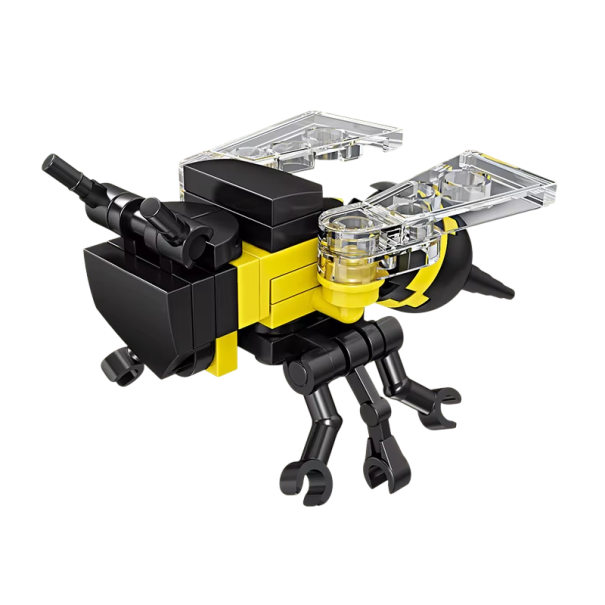Összeállítható Méh Modell 41 db mini mikro építőkészlet rovarok és állatok 3D blokkok gyerekeknek 9 éves kortól Kreatív szerelő készlet 1