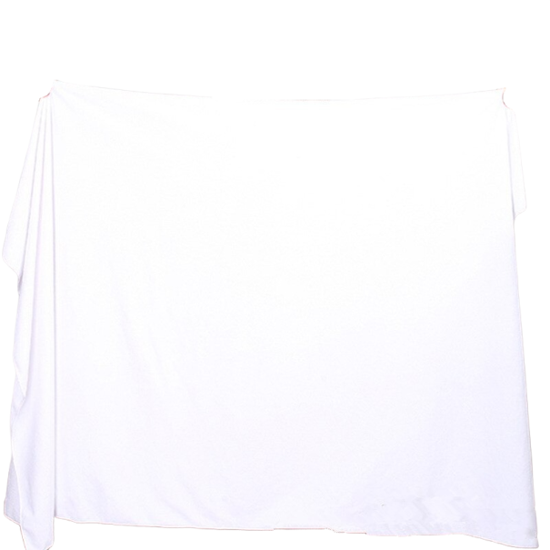 Osuška z mikrovlákna 180 x 80 cm bílá