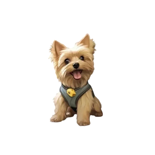 Osv fresh air freshener for car clip for ventilation 2D diffuser approx. 6 cm beige dog with harness interior car decoration