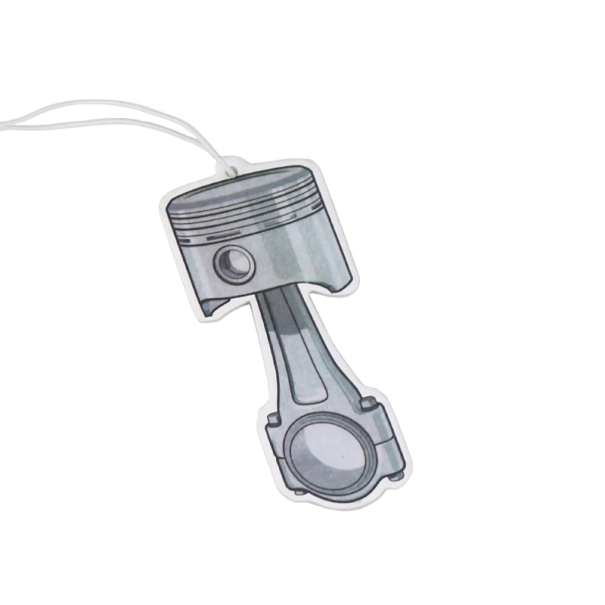 Osv fresh air freshener for car hanging on rearview mirror piston engine design 10 × 4.3 cm solid design gray interior accessory