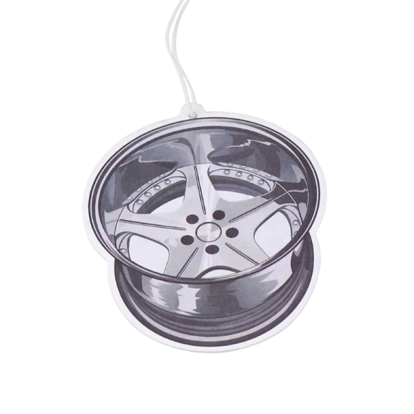 Osv freshener air car hanging on rearview mirror bicycle design 9 × 8,5 cm solid design silver interior accessory car