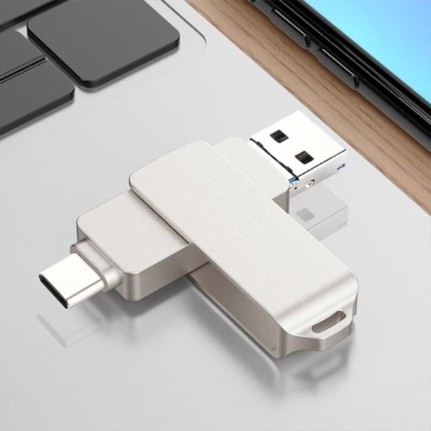 OTG USB flash disk 3.0 stříbrná 32GB