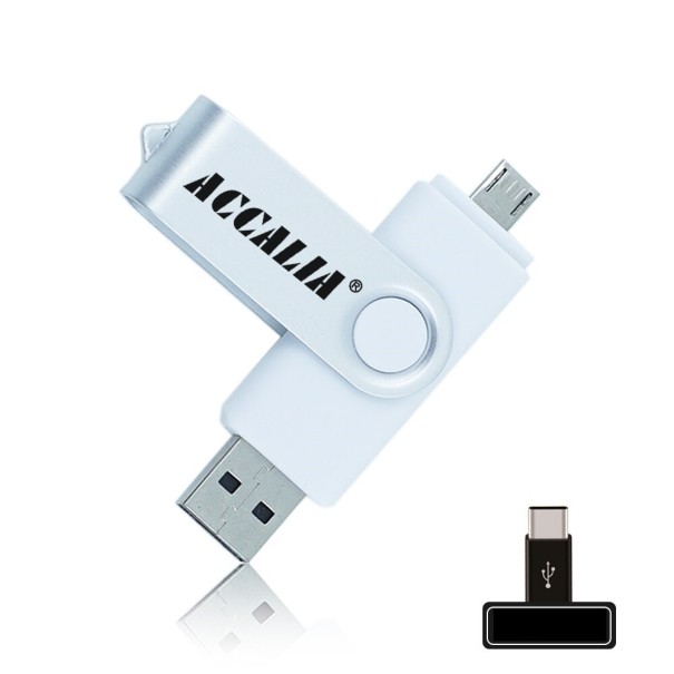 OTG USB flash disk J8 biela 4GB