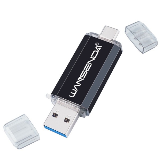 OTG-USB-Flash-Laufwerk schwarz 16GB