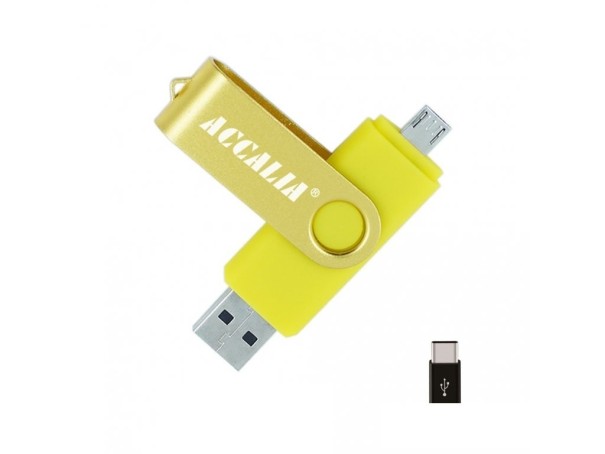 OTG USB-minne J8 gul 64GB