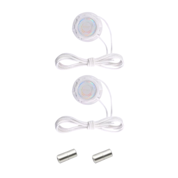 Otočné tkaničky 110 cm Bez zavazování S mechanismem Otočné Spony a silné lano Pro tenisky a sportovní obuv bílá