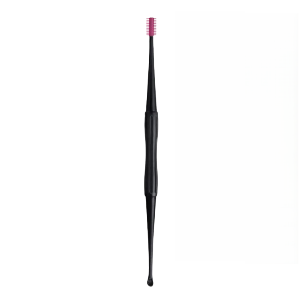 Outil de nettoyage des oreilles en spirale doux Tête en silicone Élimination sûre du cérumen Design rotatif Réutilisable Accessoire d'hygiène rose