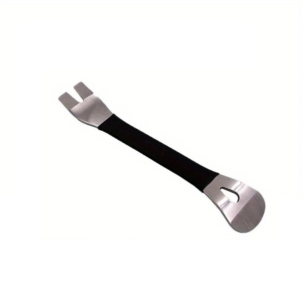 Outil en acier inoxydable pour le démontage de l'autoradio et de la sellerie 20x3 cm Outil pour panneaux intérieurs Outil de déverrouillage pour réparations automobiles et motos 1