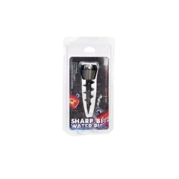 Outil en métal en forme de vis pour percer un trou dans une bouteille 22 cm taille 62×23 mm pour modifier une bouteille pour fumer noir