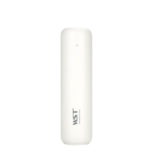 Ovale Mini-Powerbank 3350 mAh weiß