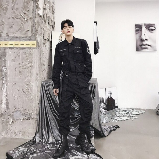 Overall A3136 schwarz L