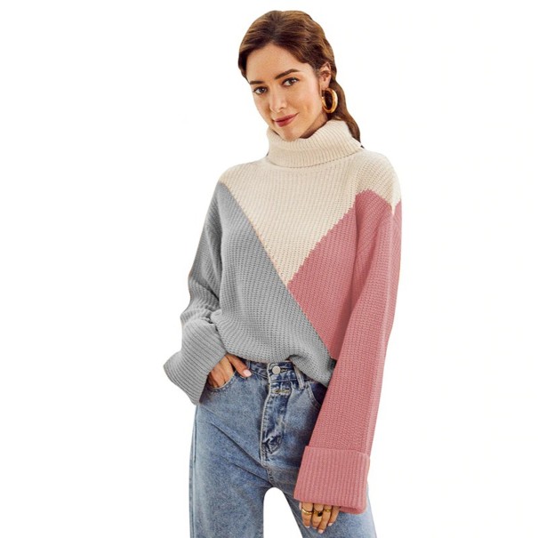 Oversized coltrui voor dames G368 roze S