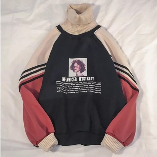 Oversized coltrui voor dames zwart L