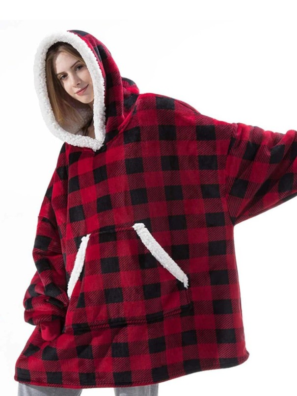 Oversized sweatshirt deken met mouwen P4000 1