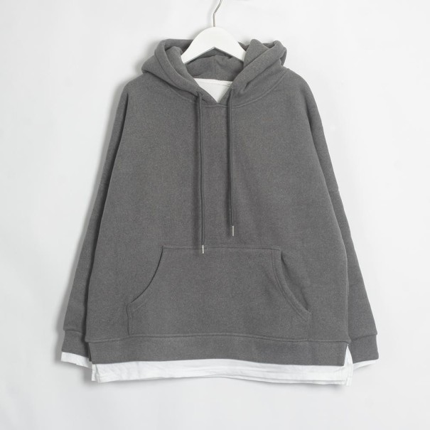 Oversized sweatshirt voor dames B3 grijs