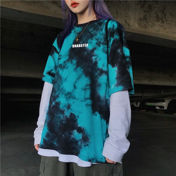 Oversized T-shirt dam A1092 turkos
