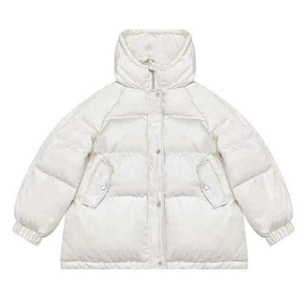 Oversized winterjas voor dames A1872 wit S