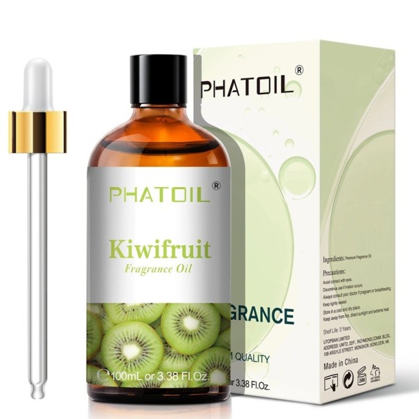 Ovocný aroma olej 100 ml Esenciální olej do difuzéru a aromalampy Vonný olej pro výrobu svíček Domácí vůně Přírodní esence Kiwifruit