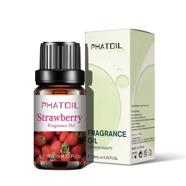Ovocný vonný olej 10 ml Sladká esence do difuzéru Výroba svíček a mýdel Aromaterapie Esenciální olej Přírodní vůně Domácí použití Strawberry