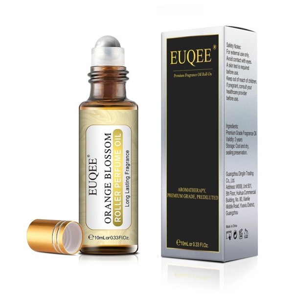 Ovocný vonný olej roll-on guličkou Esenciálny olej s ovocnou vôňou Aróma olej aplikačnou guličkou 10 ml Orange Blossom