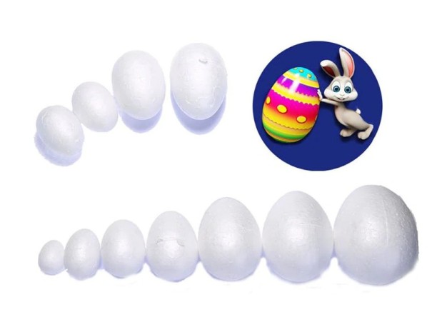 Ovos de Páscoa decorativos - 50 unidades 6 cm