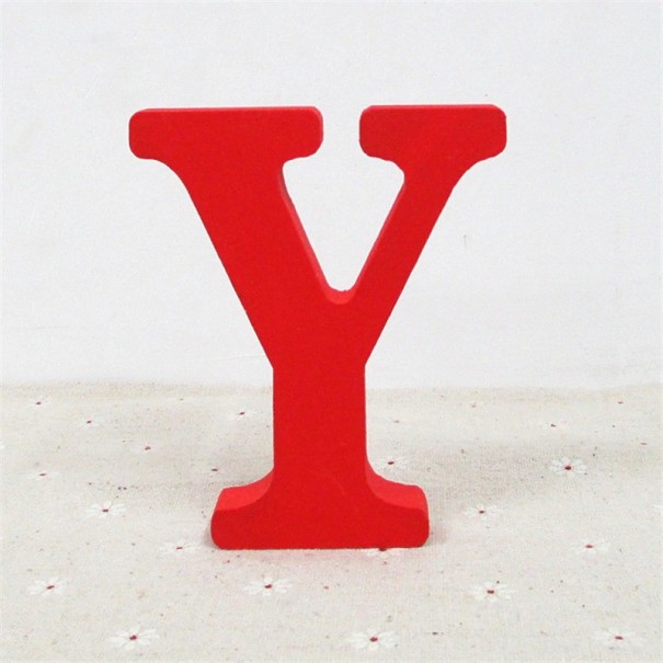 Ozdobne drewniane litery C521 Y