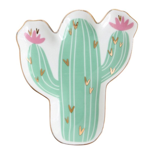 Ozdobný talíř kaktus 1