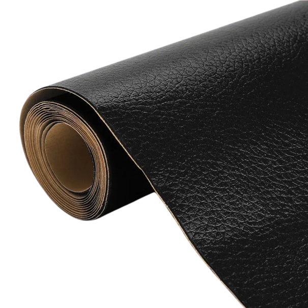 Pá de reparação autocolante para couro 25 x 30 cm Autocolante para reparação de móveis, sofás, bancos de automóveis e calçado Fita de couro resistente com adesivo para reparações DIY preto