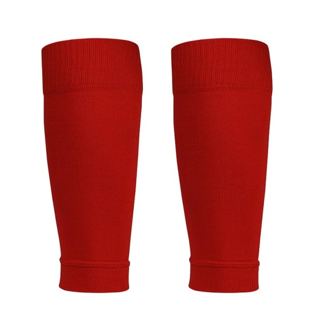 Paar Sport-Fußballsocken für Erwachsene 37-44 EUR atmungsaktive schnelltrocknende elastische Baumwollsocken rot