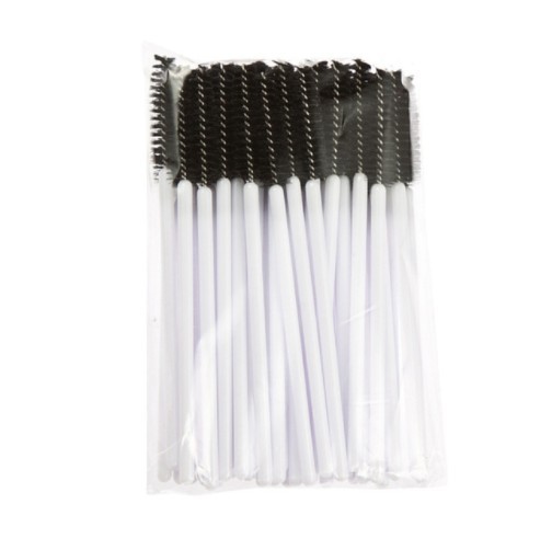 Pachet de 50 de bucăți de aplicatoare de rimel alb-negru