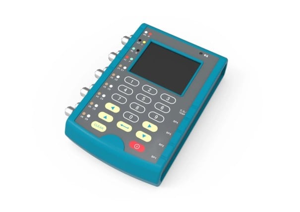 Pacientský simulátor fyziologických signálů Dotykový displej 320 x 240 px a baterie 4000 mAh Tyrkysová barva Pro testování a školení 1