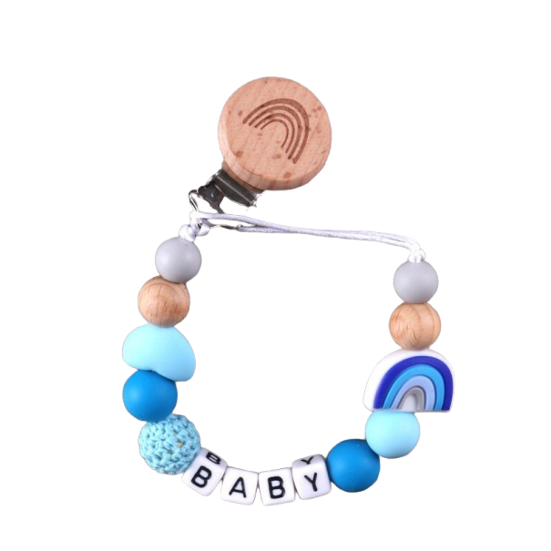 Pacifier Clip N878 blue