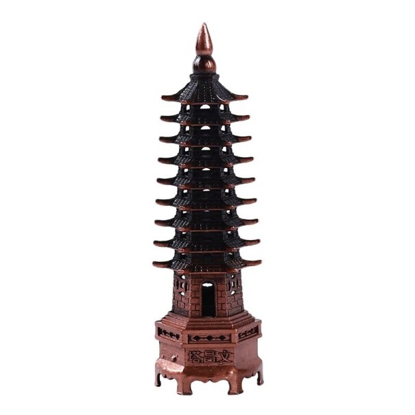 Pagode Feng Shui décorative bronze