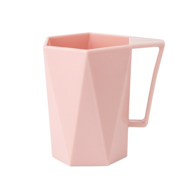 Pahar de baie din plastic roz