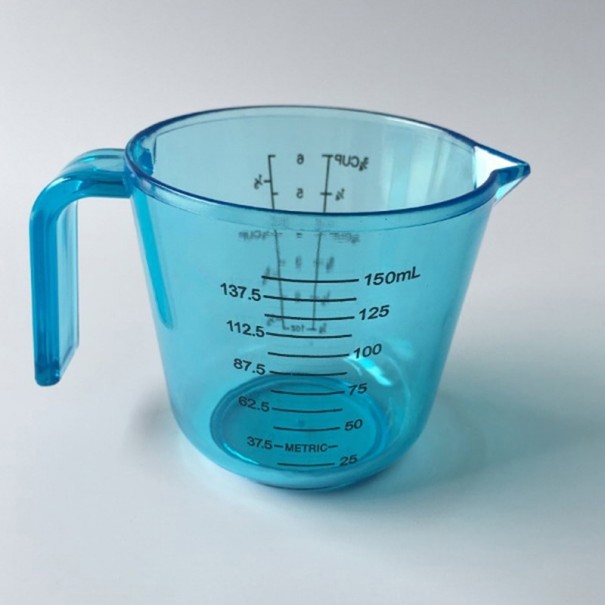 Pahar de măsurat bucătărie 150 ml albastru