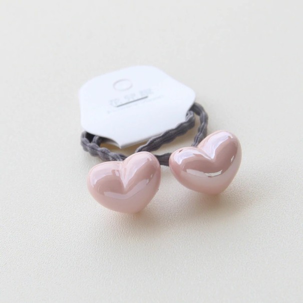 Παιδική ελαστική ταινία μαλλιών με καρδιές 2