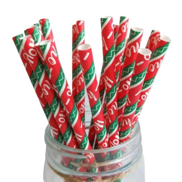 Pailles de Noël 25 pcs C602 4